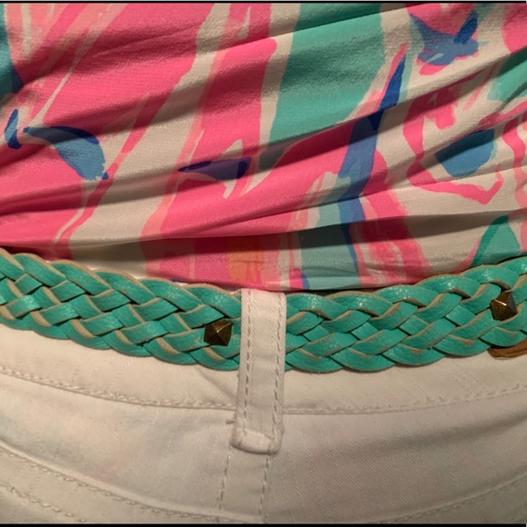 Volcom studded aqua blue belt - Picture 3 of 8